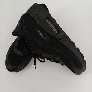 NIKE AIR MAX MENS BLACK TENNIS SHOES SIZE 10